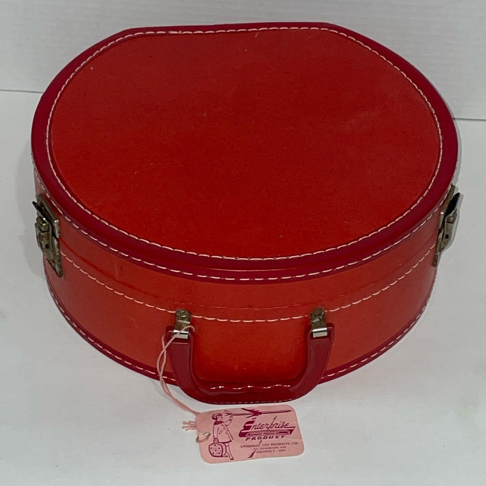 Red Luggage Bag Enterprise Toy Products LTD Vintage Story Chest Suitcase Storage